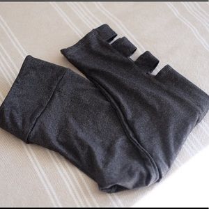 Charcoal Gray Cropped Leggings